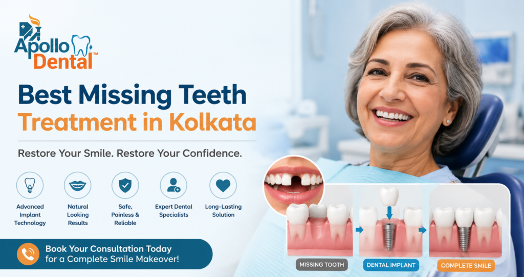 Best Missing Teeth Treatment in Kolkata